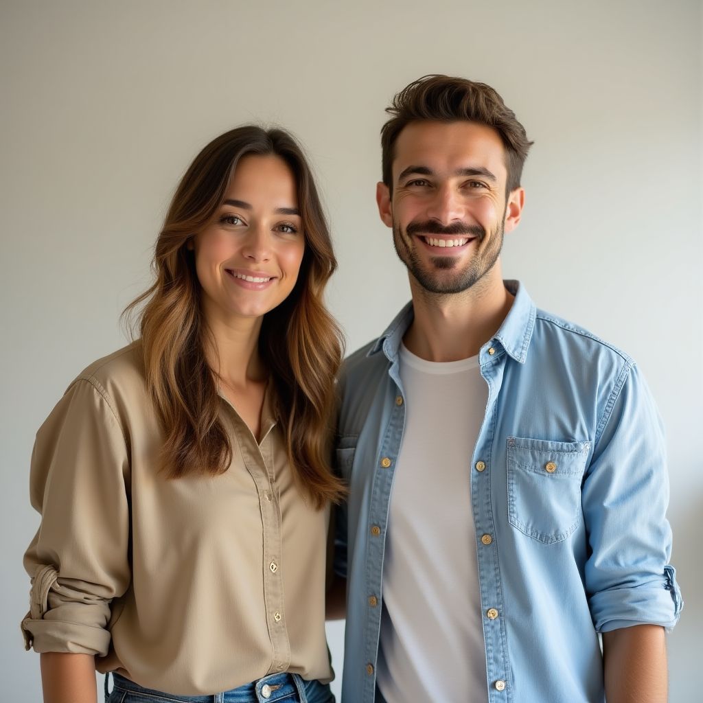 Retrato de cliente satisfecho